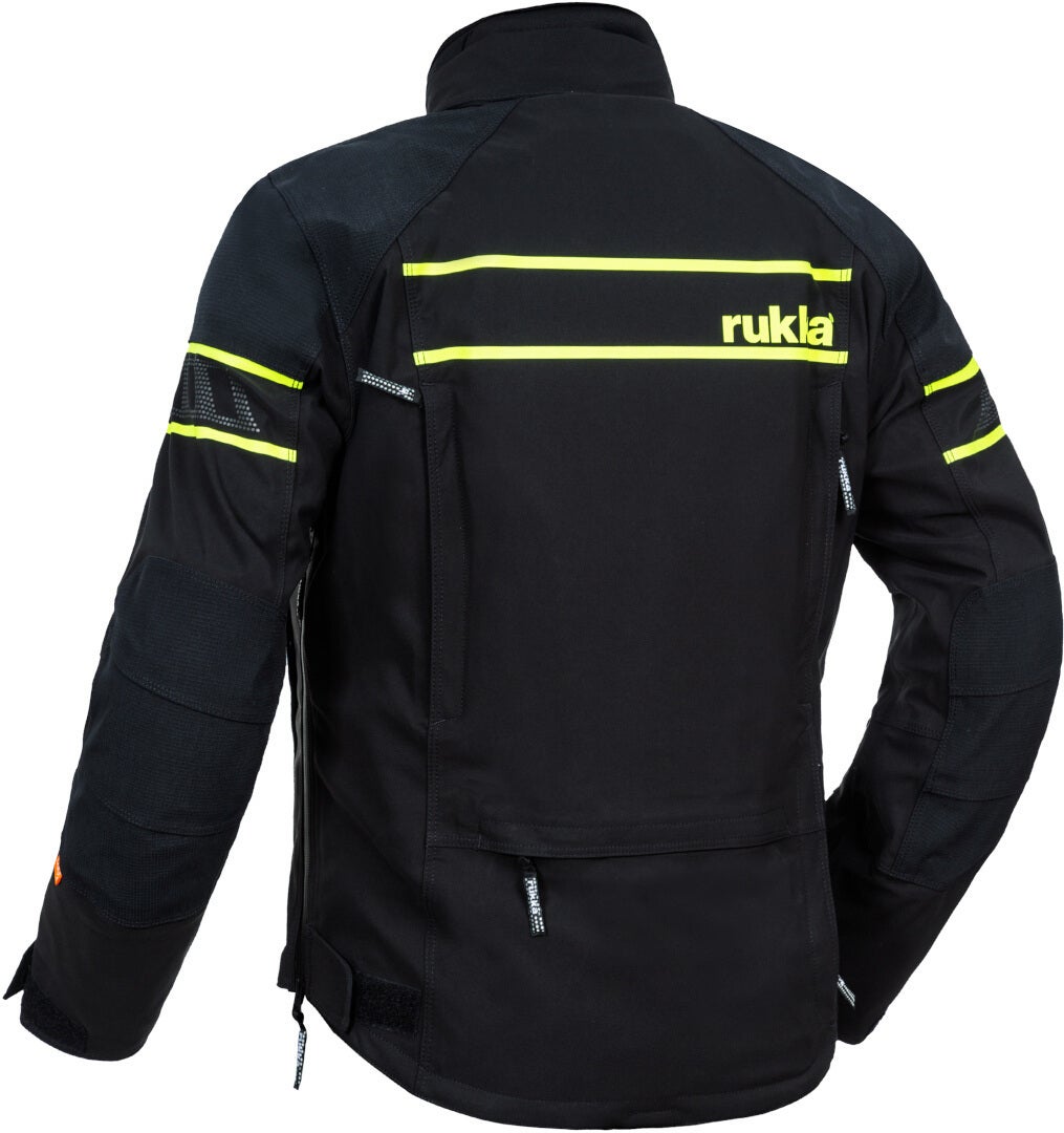 Rukka Rapto-R Giacca tessile da moto nero/giallo 58 Figura 2