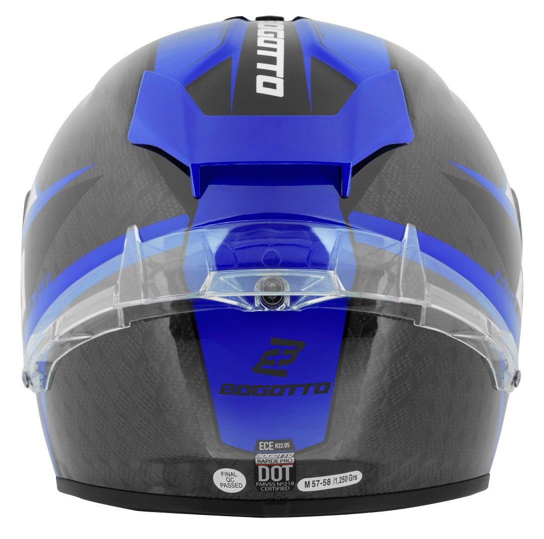 Bogotto FF104 SPN Helm blau/schwarz M Abbildung 7