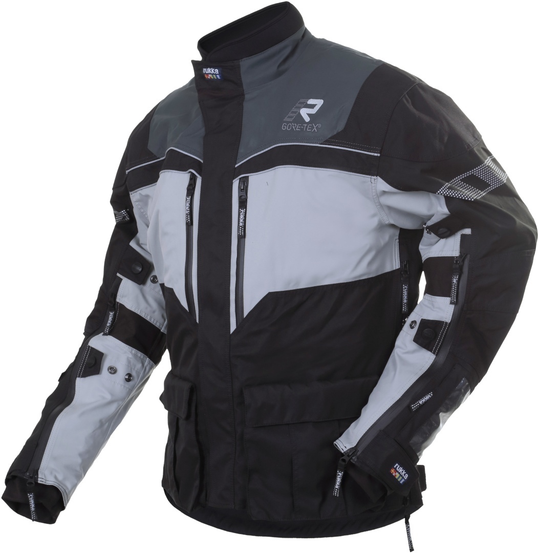 Rukka R.O.R. Takki Musta/vaaleanharmaa 56 Kuva 1