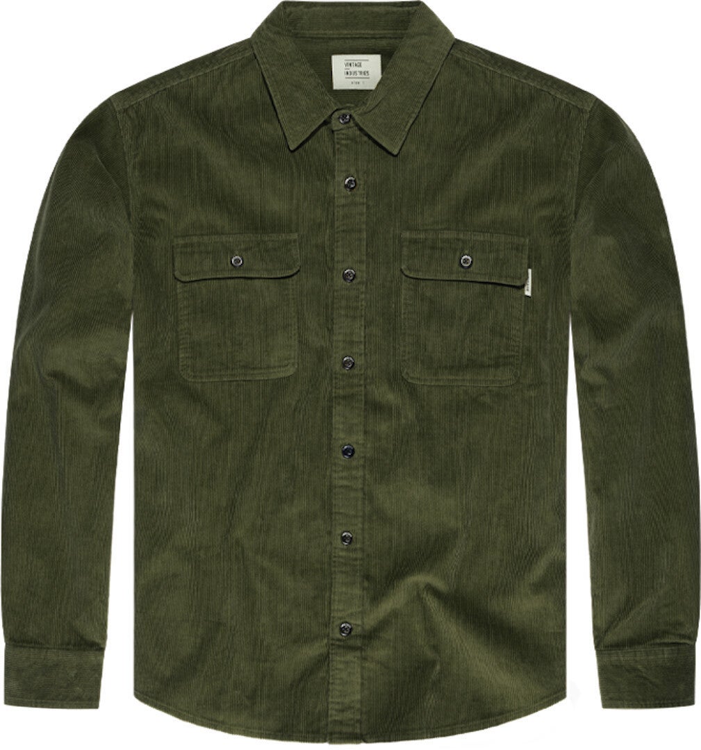 Vintage Industries Brix Camicia Verde scuro 3XL Figura 1