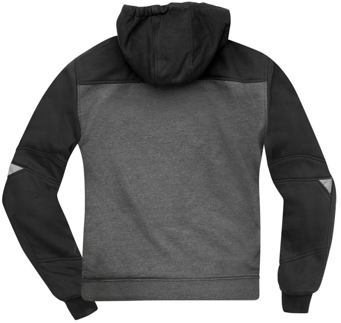 Merlin Hurley Giacca con cappuccio con zip da moto Grigio scuro/nero M Figura 3