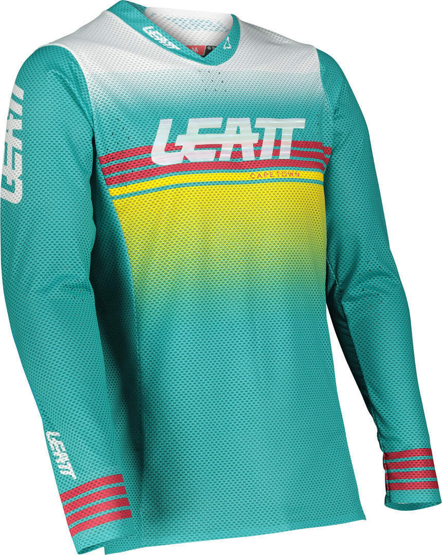 Leatt Moto 5.5 Ultraweld Classic Motocross Jersey aquamarin L Abbildung 2