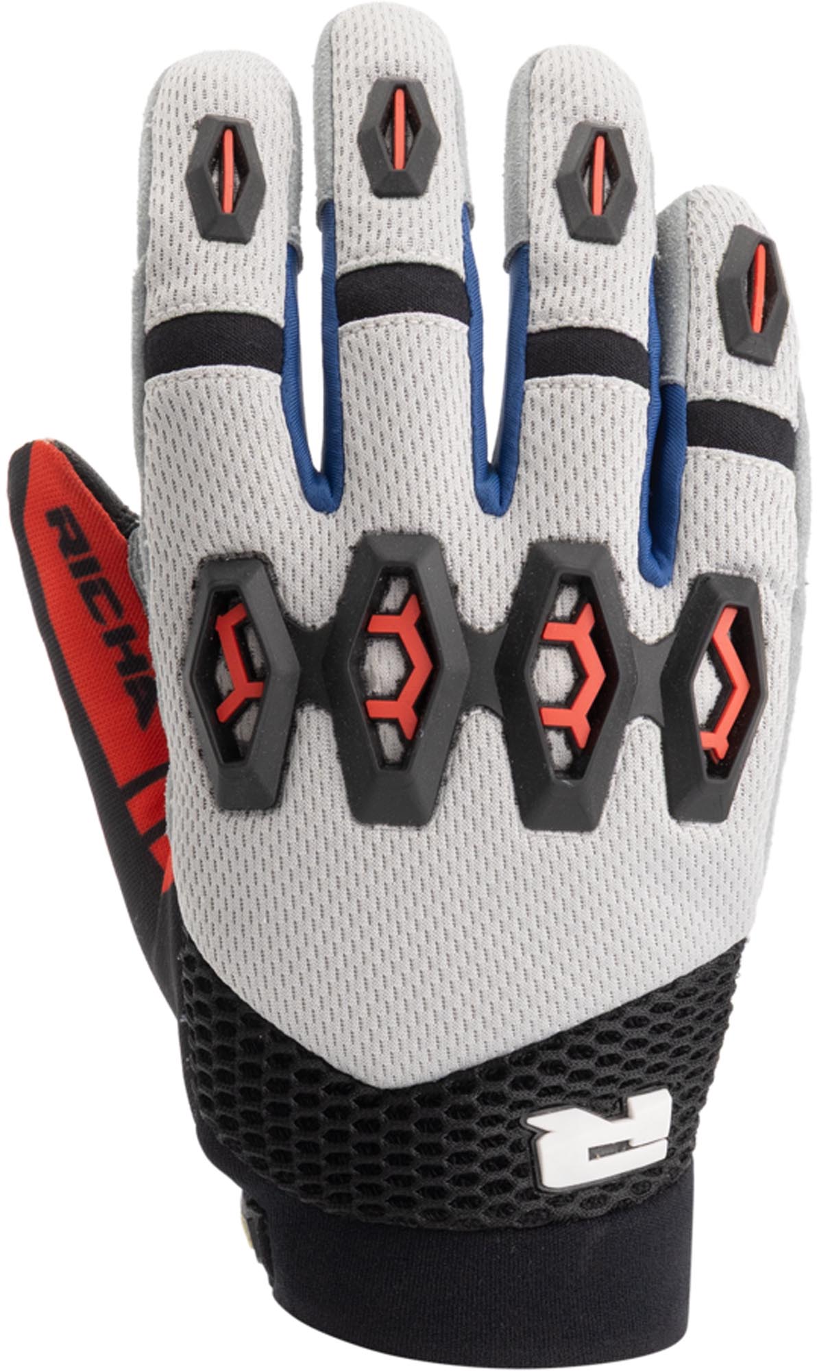 Richa R-MX Motocross Handschuhe grau/rot XL Abbildung 3