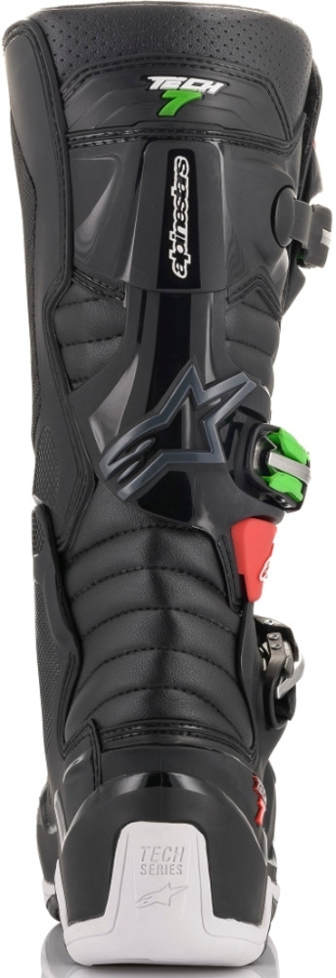 Alpinestars Tech 7 Bottes de motocross Noir/Rouge/Vert 5 (38) Figure 3