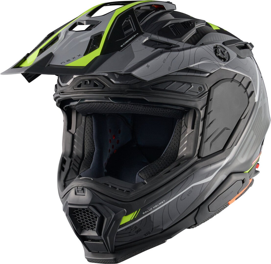 Nexx X.WED 3 Furka Carbon Motocross Helm grau/neon-gelb XXL (63/64) Abbildung 5