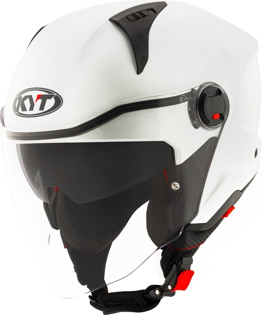 KYT D-City Plain Cască cu reacție Alb mat S (55/56) Figura 1