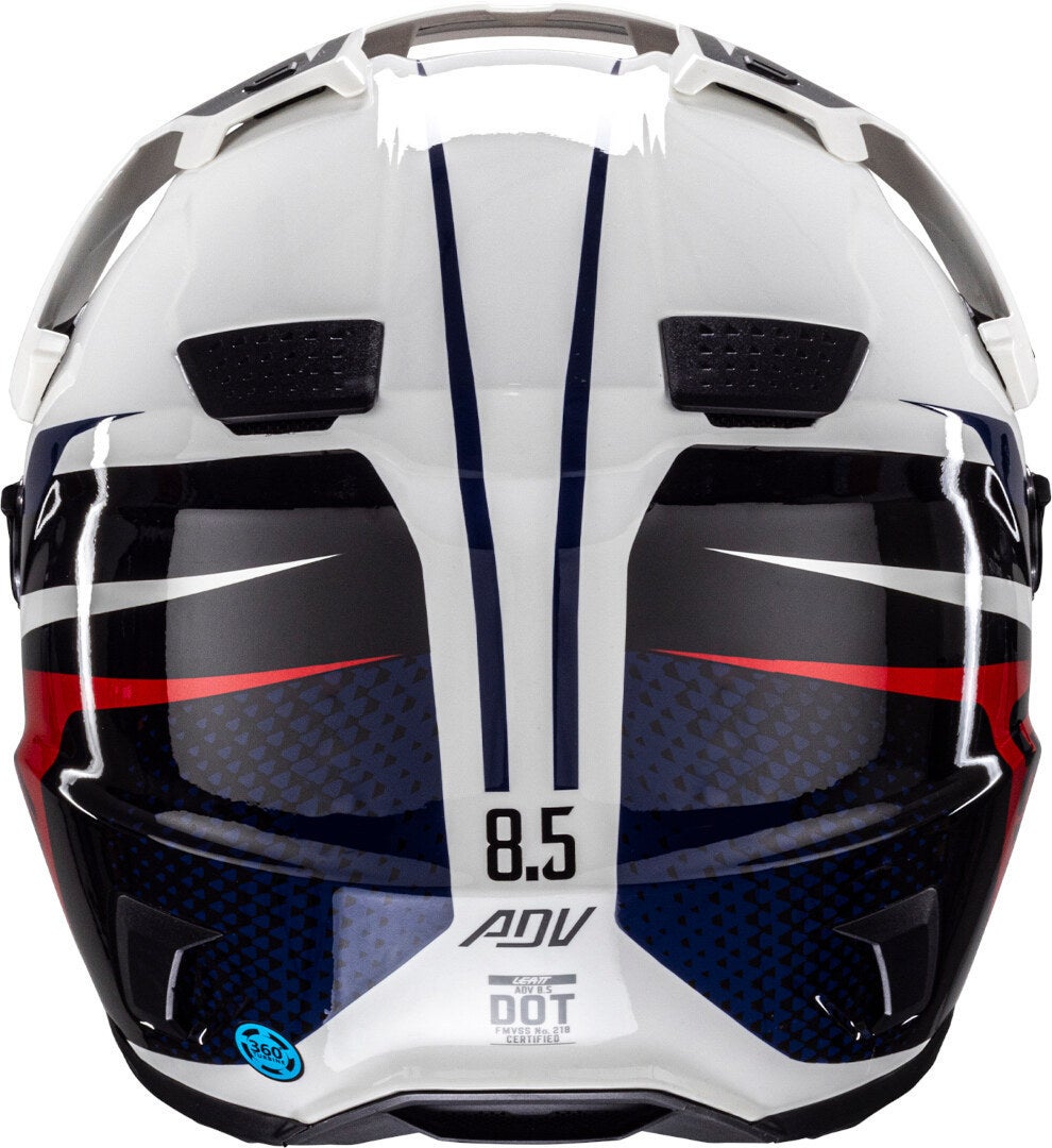 Side view of Leatt ADV 8.5 Helmet with Goggles