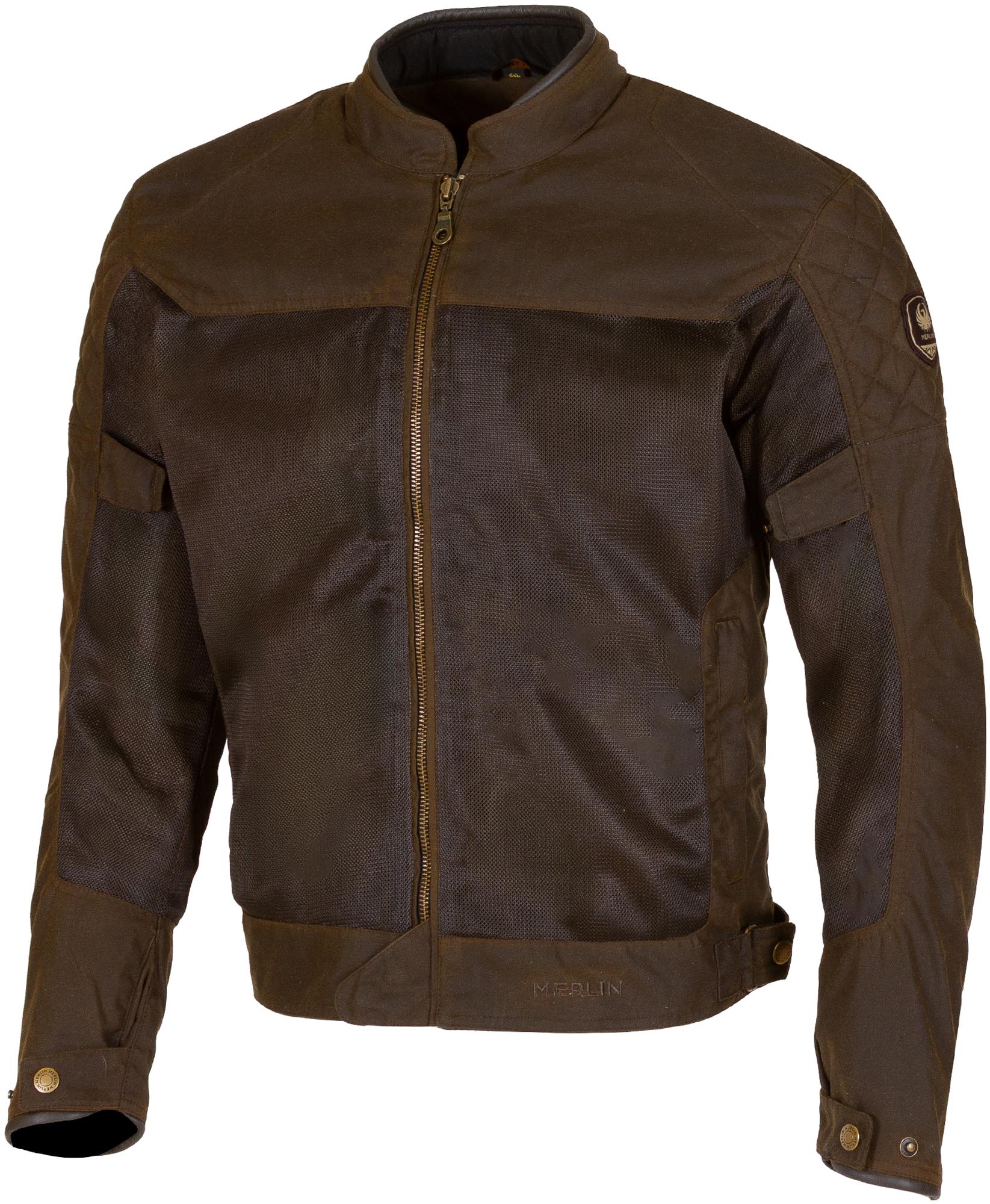 Merlin Waltham D3O Cotec Air Veste textile de moto perforée olive L Figure 1