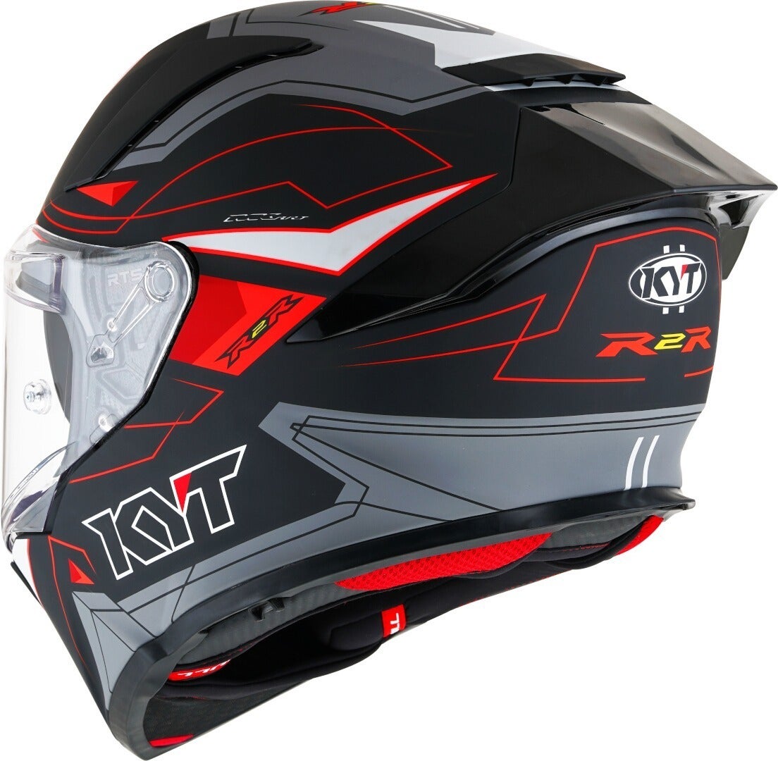 KYT R2R Led Helm schwarz matt/grau S (55/56) Abbildung 2
