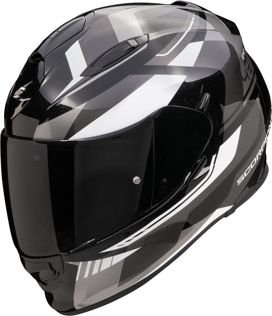 Scorpion EXO-491 Abilis Helm schwarz/silber/weiß L (59/60) Abbildung 1