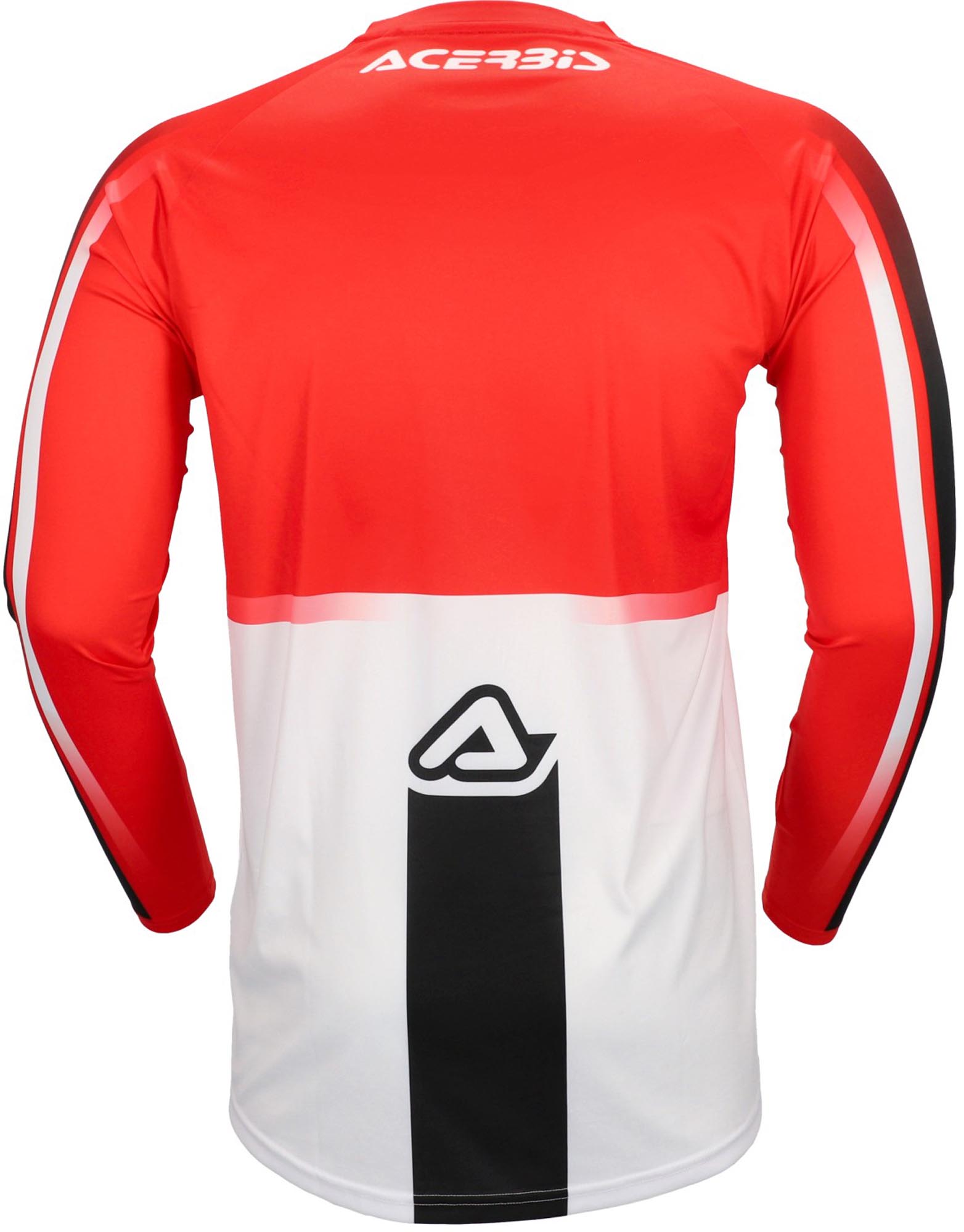 Acerbis MX Linear Lugo Motorcross Jersey rood/wit M Figuur 2