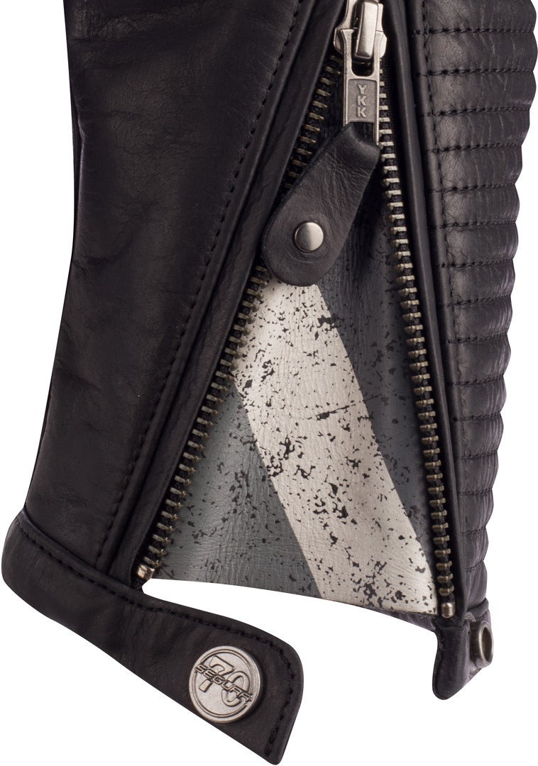 Segura Riverton Motorcycle Leather Jacket black/grey XL Figure 3