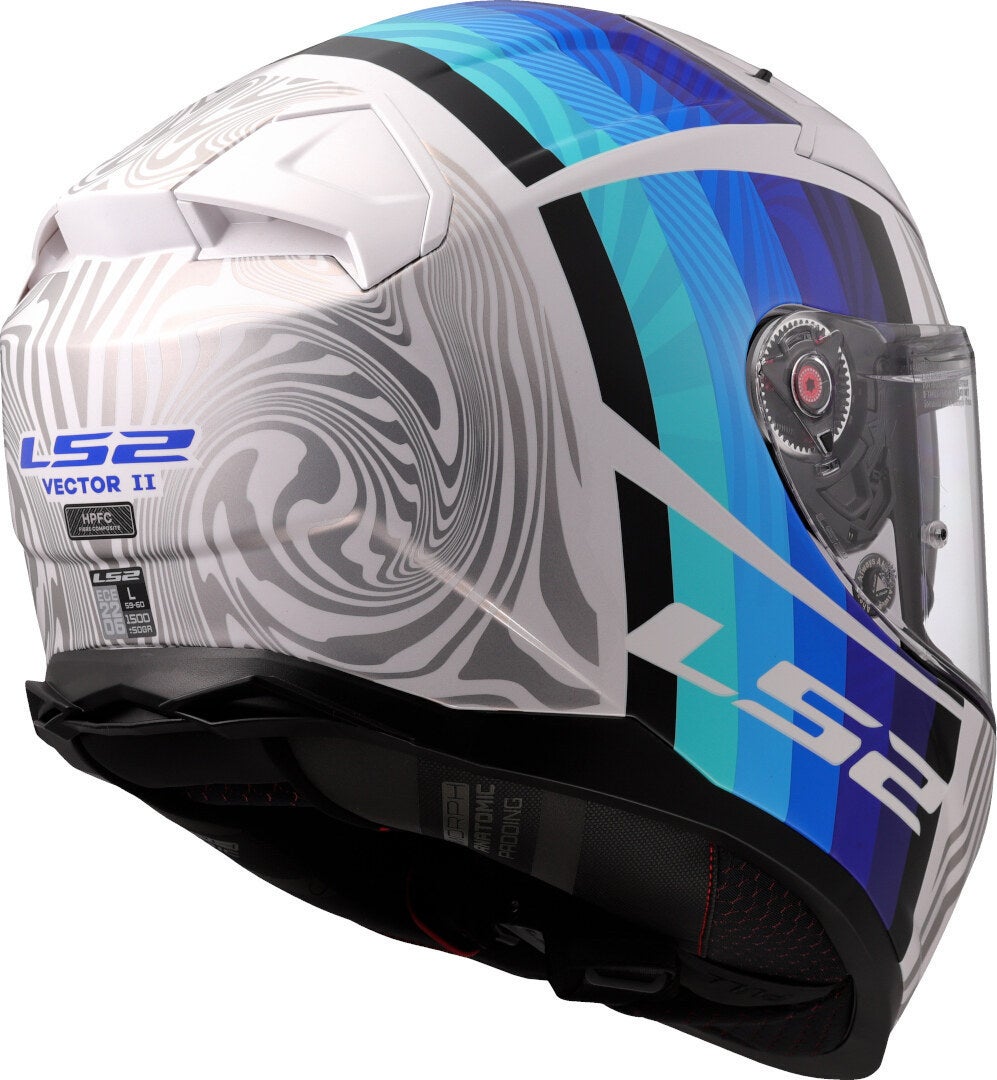 LS2 FF811 Vector II Freedom Casco bianco/blu XXL (63/64) Figura 5