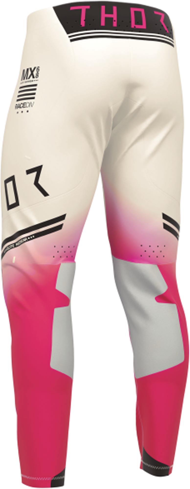 Thor Sportmode Geo Motocrossbroek Wit/roze 32 Figuur 4