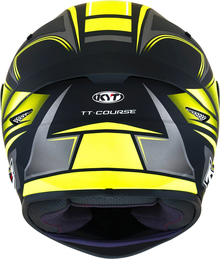 KYT TT Course Tourist Helm grau/gelb M (57/58) Abbildung 4