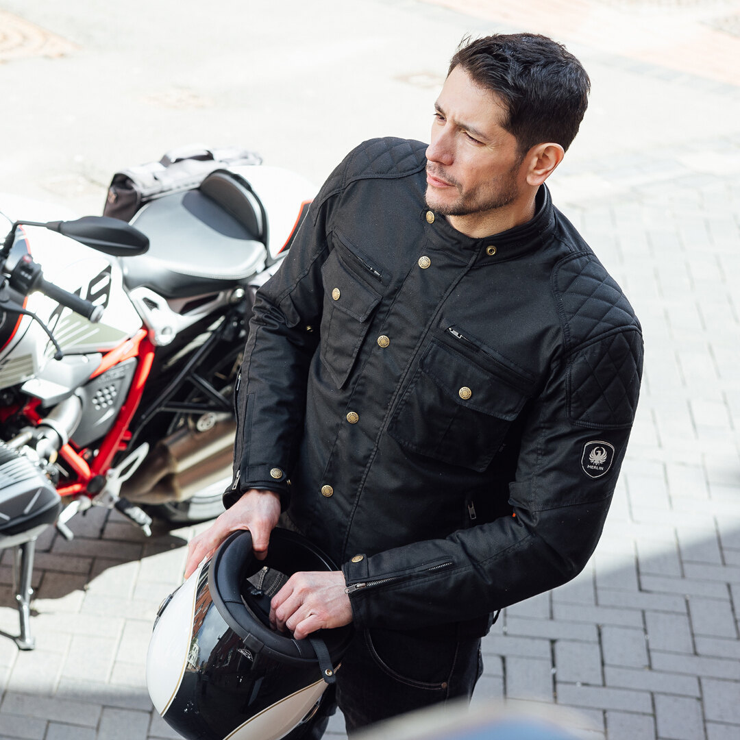 Merlin Perton II Motorcycle Textile Jacket black XL Figure 9