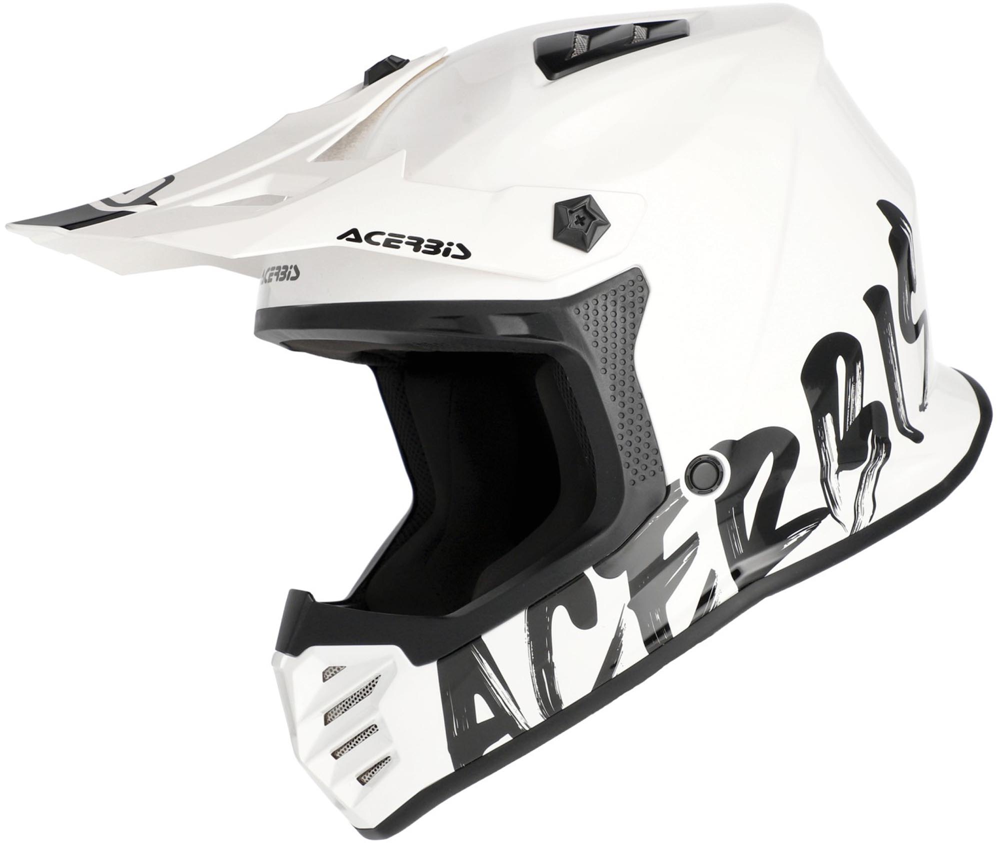 Acerbis Profile White Capacete de Motocross Juvenil Artigo principal Figura 1