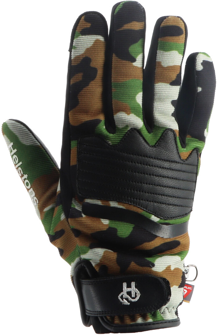 Helstons Jazz Camo Gants de moto imperméables 9 Figure 1