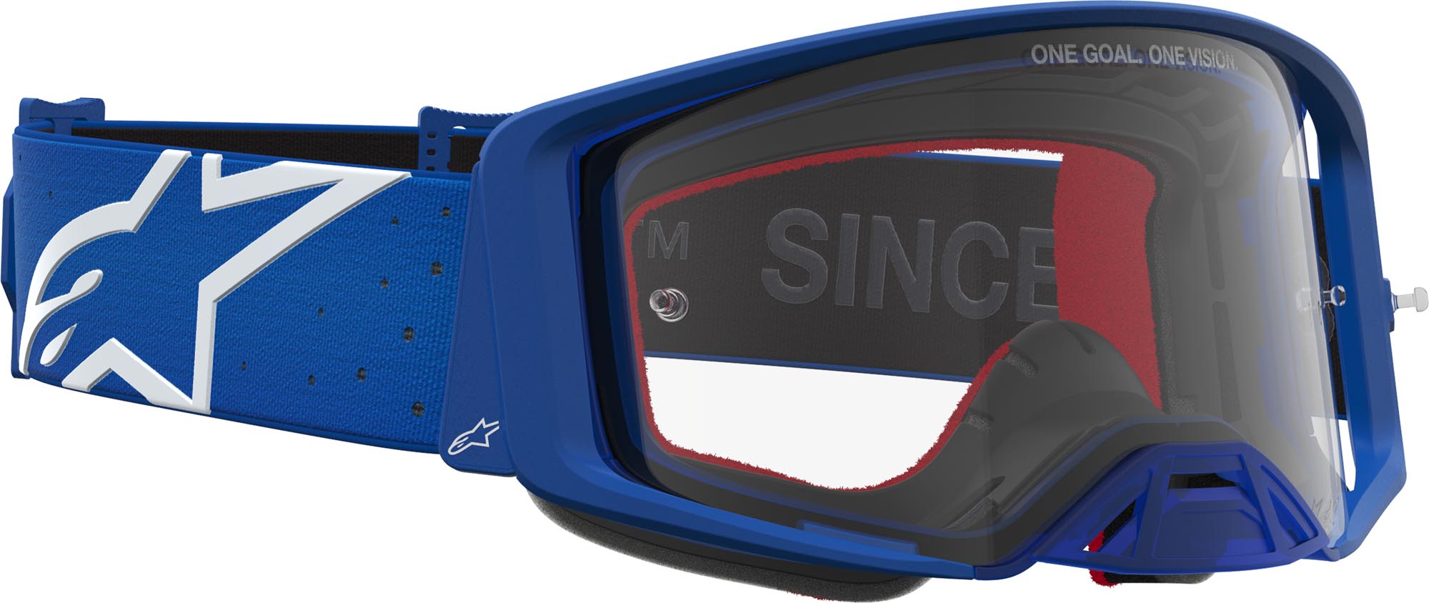 Alpinestars Supertech Vesta Motocross Goggles blue/white Figure 3