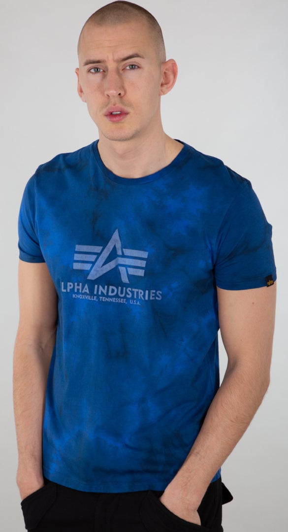 Alpha Industries Batik T-shirt blå L Figur 1
