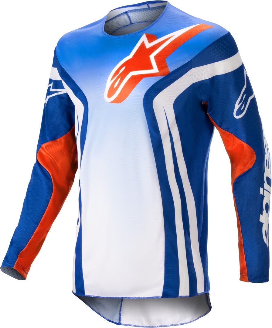 Alpinestars Racer Semi Motocross Jersey blau/orange M Abbildung 1