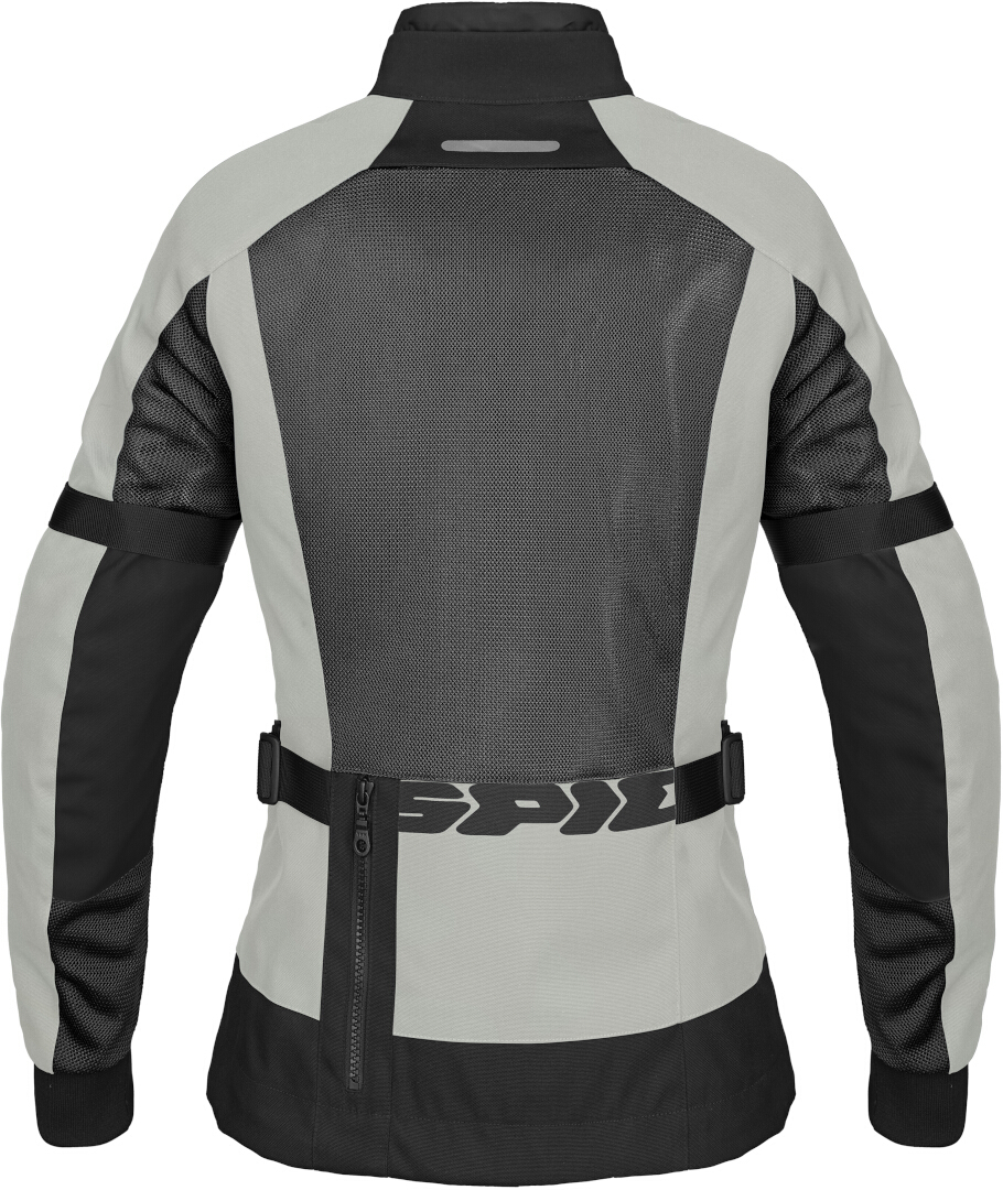 Spidi Net H2Out wasserdichte Damen Motorrad Textiljacke schwarz/eis L Abbildung 2