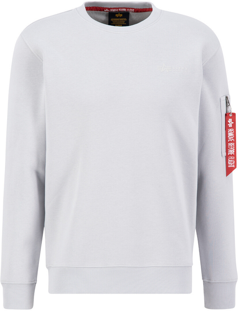Alpha Industries Air Force Felpa Grigio chiaro L Figura 1