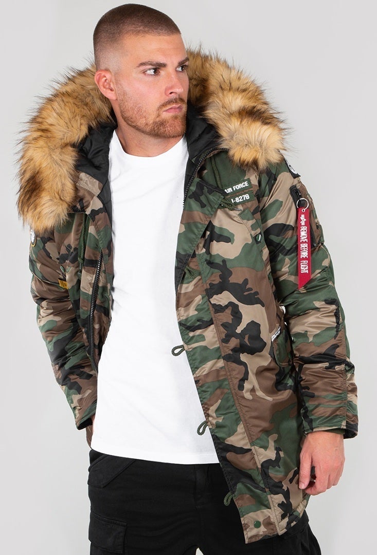 Alpha Industries N3B Airborne Veste Camouflage XXL Figure 1