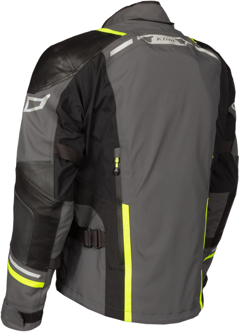 Klim Kodiak Motorcycle Textile Jacket grey/yellow 31 Figure 8