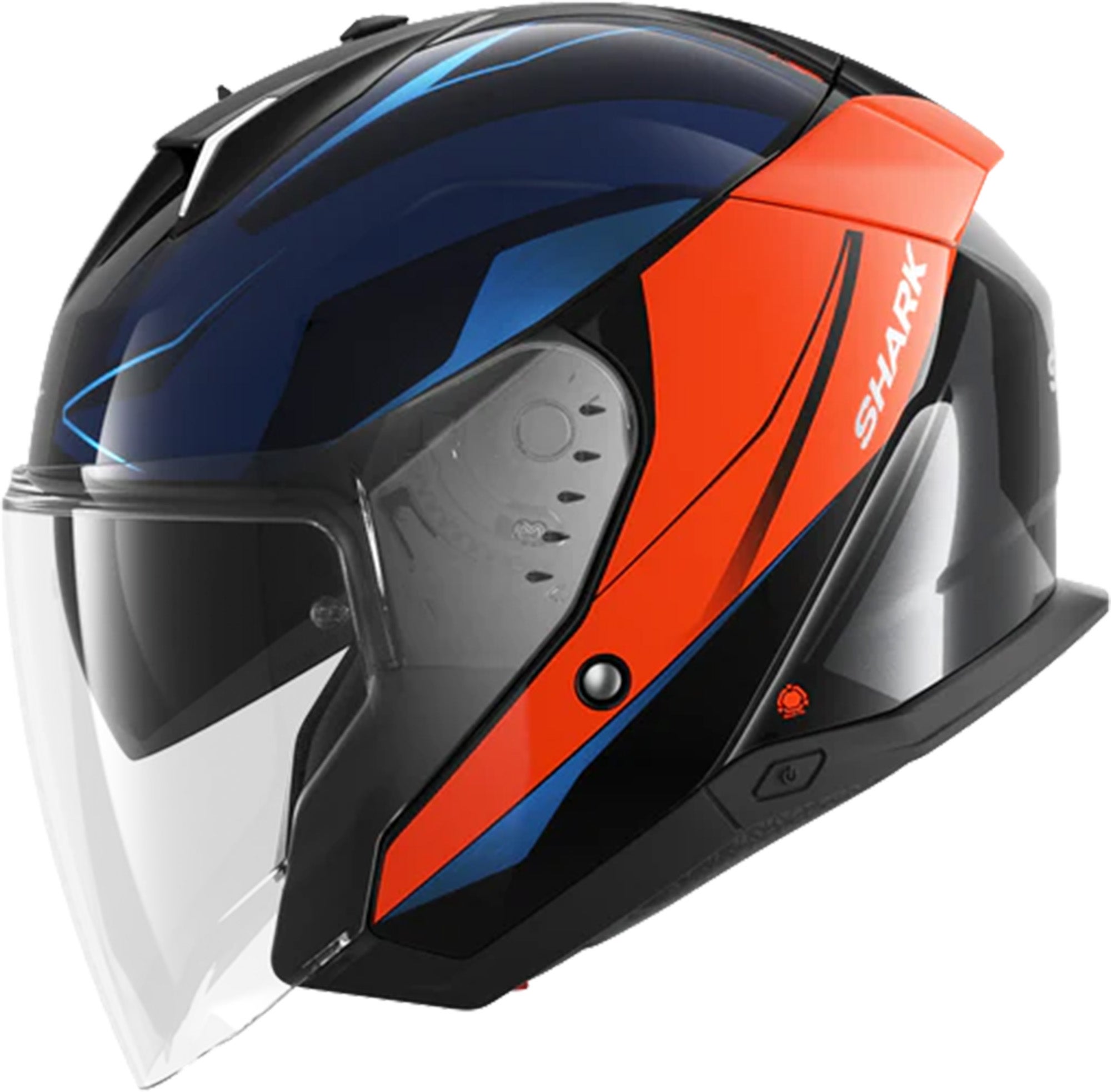 Shark Skwal i3 Jet Mekarium Hjelm blå/sort/orange XS (53/54) Figur 4