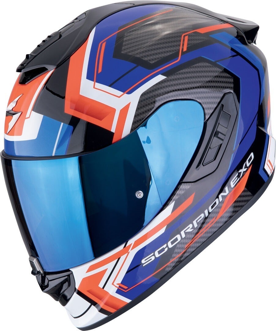 Scorpion EXO-1400 Evo II Air Linart Casco nero/rosso/blu L (59/60) Figura 1