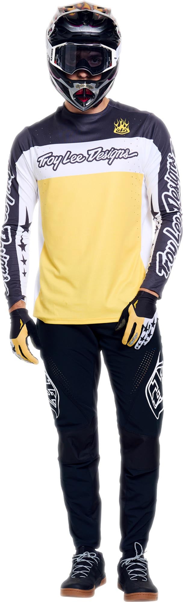 Side view of Troy Lee Designs Sprint Pro YO Moto Bicycle Jersey