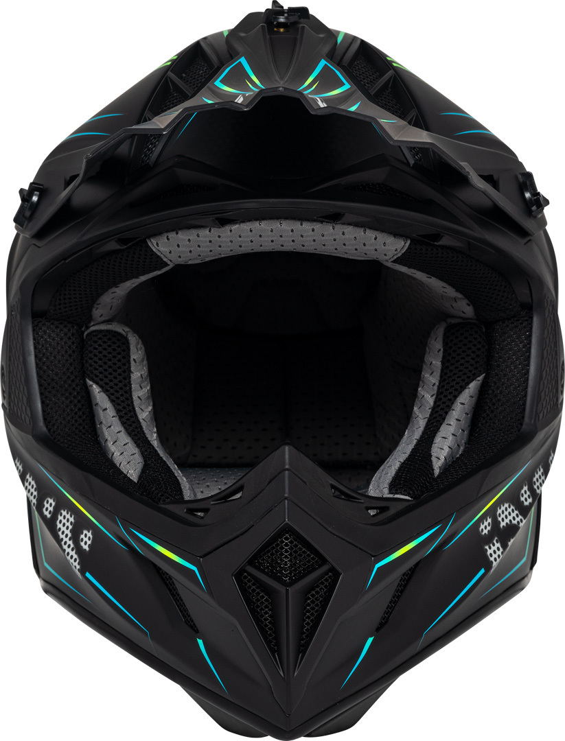 IXS iXS189FG 2.0 Motocross hjälm svart matt/gul Man (57/58) Figur 2