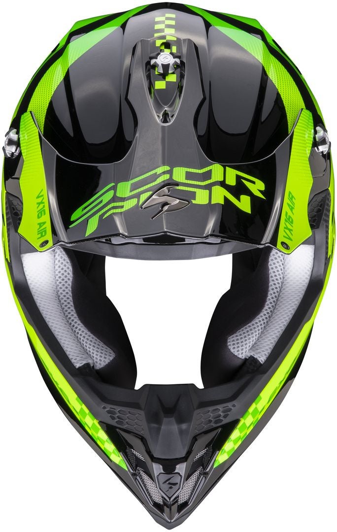 Scorpion VX-16 Air Soul Casco Motocross nero/verde M (57/58) Figura 3