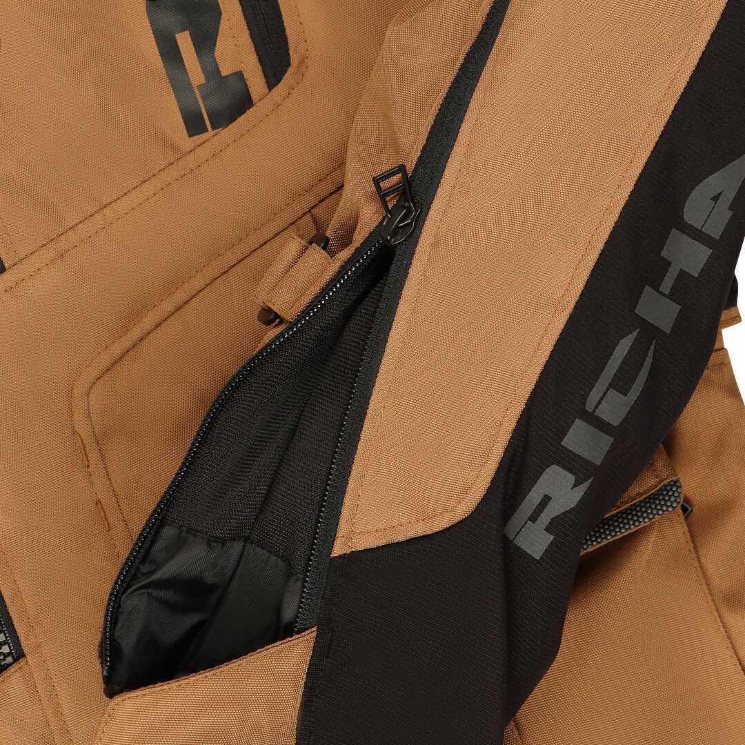 Richa Infinity 2 Adventure waterproof Motorcycle Textile Jacket brown/black M Figure 5