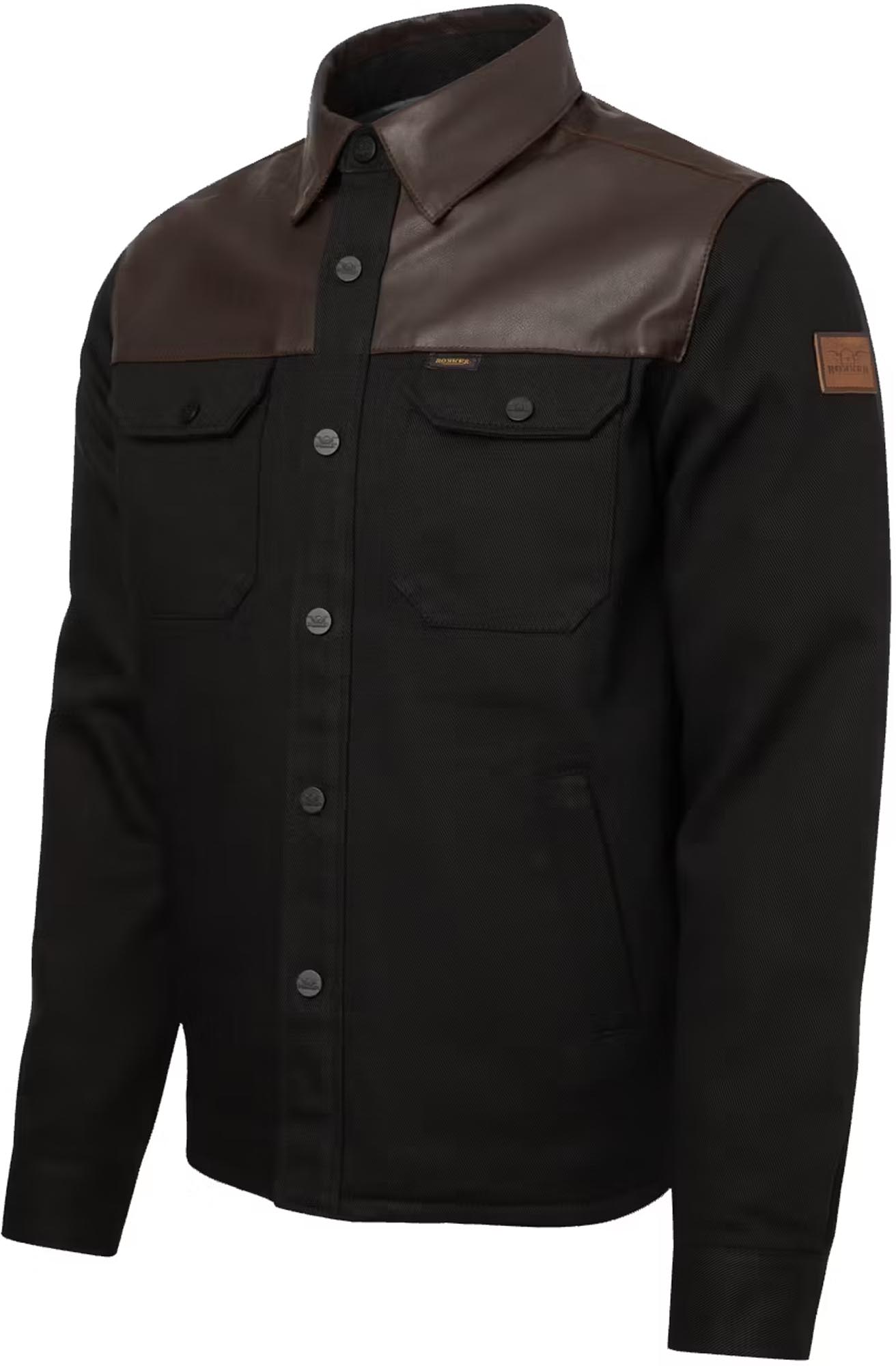 Rokker Bozeman Rider 摩托车衬衫 黑色 M 图2