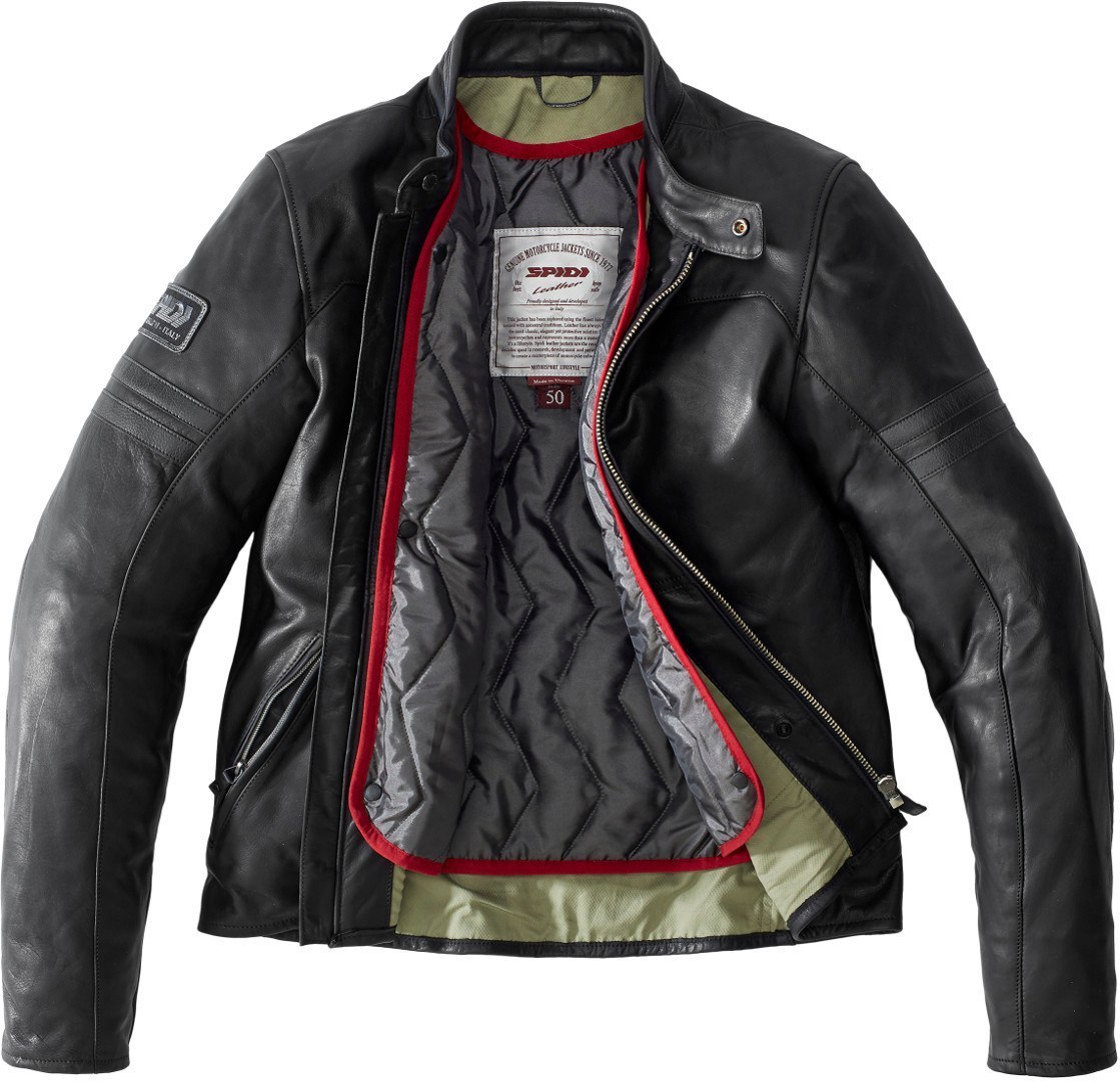 Spidi Vintage Motorrad Lederjacke schwarz 54 Abbildung 3