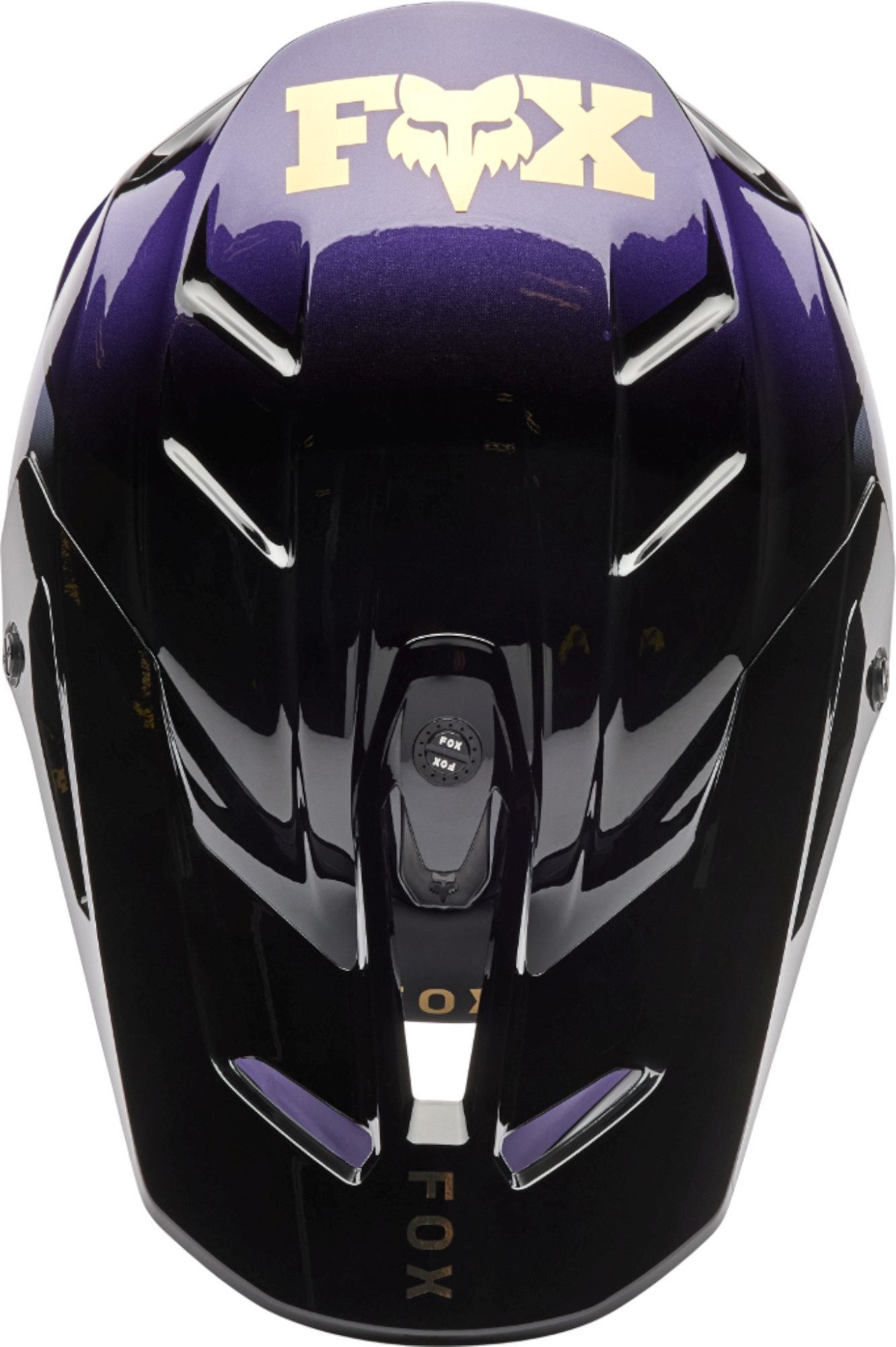 FOX V3 Drip Motocross-kypärä musta/violetti L (59/60) Kuva 4