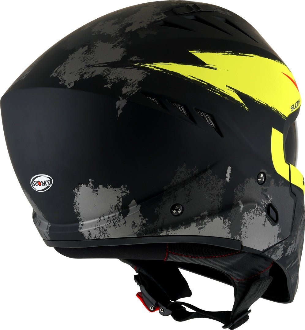 Suomy Armor Hi Volt Jethelm schwarz/gelb L (59/60) Abbildung 2