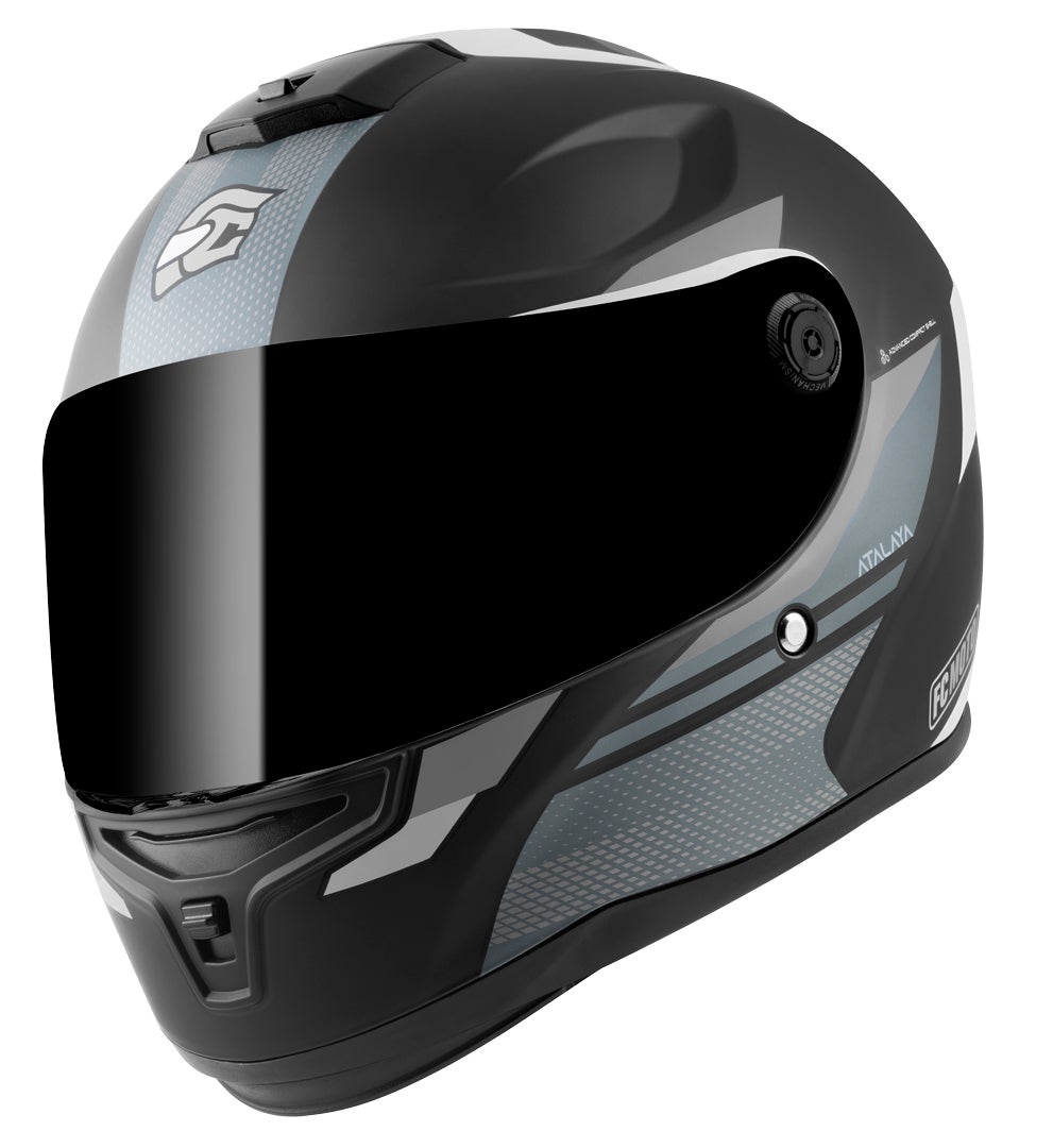 FC-Moto FF114B Zeron Helma černá matná/šedá/bílá M Obrázek 1