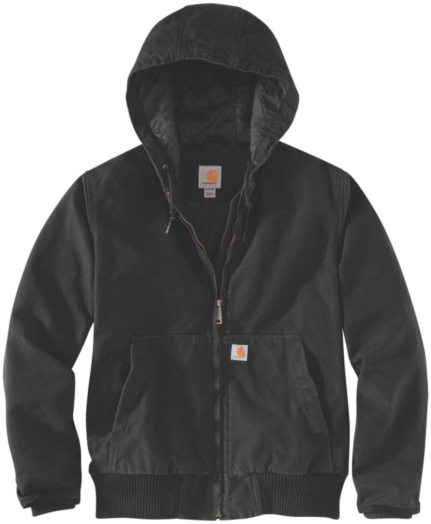 Carhartt Washed Duck Active 레이디스 재킷 검정 S 그림 1
