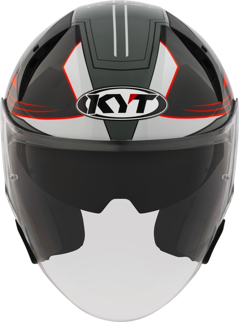 KYT TTR-Jet Led Cască cu reacție Negru/gri S (55/56) Figura 8
