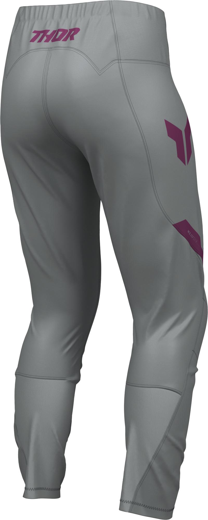 Thor Ridemode Menace Dame Motocross bukser grå 15/16 Figur 3