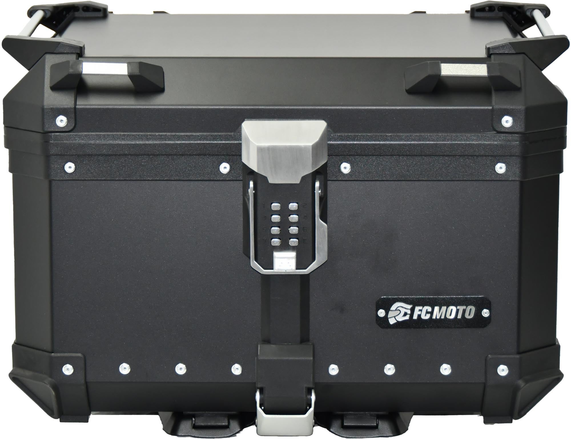 FC-Moto Terreno X PRO Keyless Alu Topcase with adjustable backrest black 55 Ltr. Figure 3