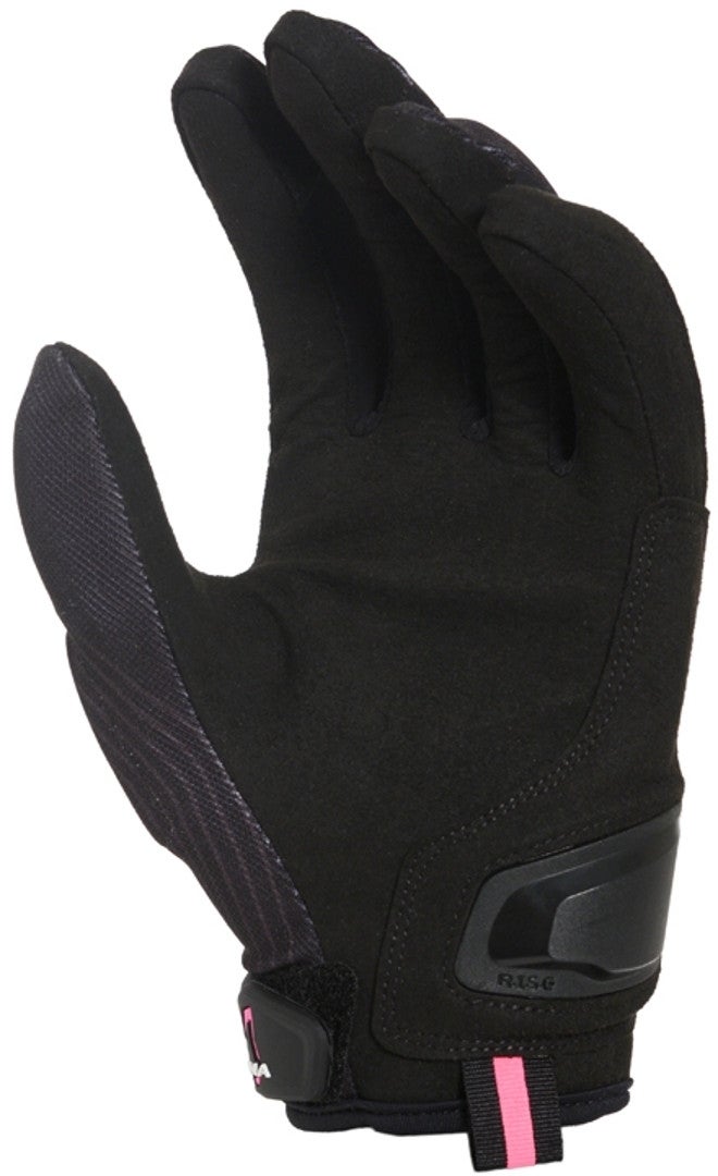 Macna Trace Luvas de motocicleta para senhoras preto/rosa S Figura 2