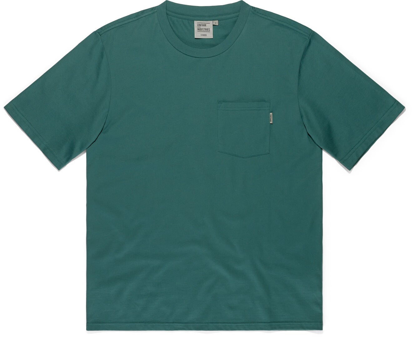 Vintage Industries Gray Pocket T-Shirt-image-1008130032