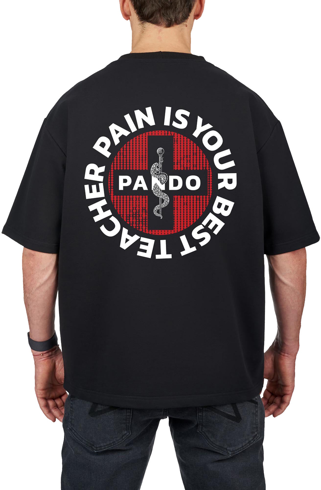 Pando Moto Luke Pain T-Shirt XL Figure 5