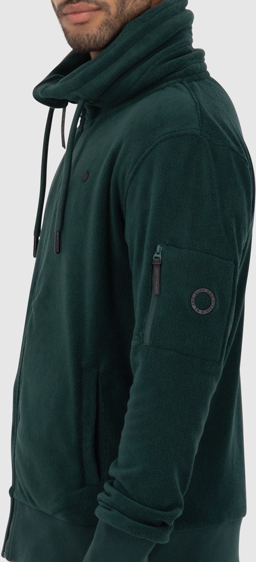 Alife And Kickin EliasAK F Fleece Zip Sweatshirt Zip Sweatshirt dunkelgrün S Abbildung 5