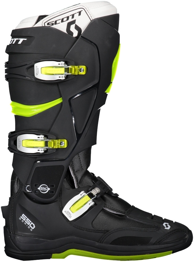 Scott 550 Motocross Stövlar svart/gul 39 Figur 6
