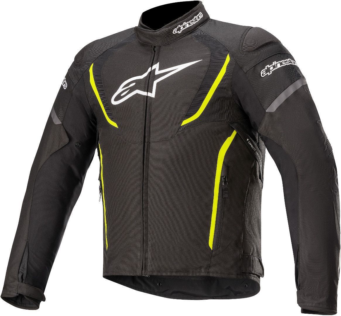 Alpinestars T-Jaws V3 Waterproof Motorcycle Textile Jacket black/neon 3XL Figure 1